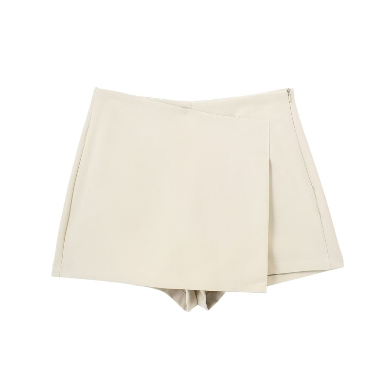 AliExpress HXAO Shorts Women 2024 Black White Mini shorts Women's Shorts High waist Micro Casual Skirt Shorts Asymmetric Shorts Skirt Mujer, view 4