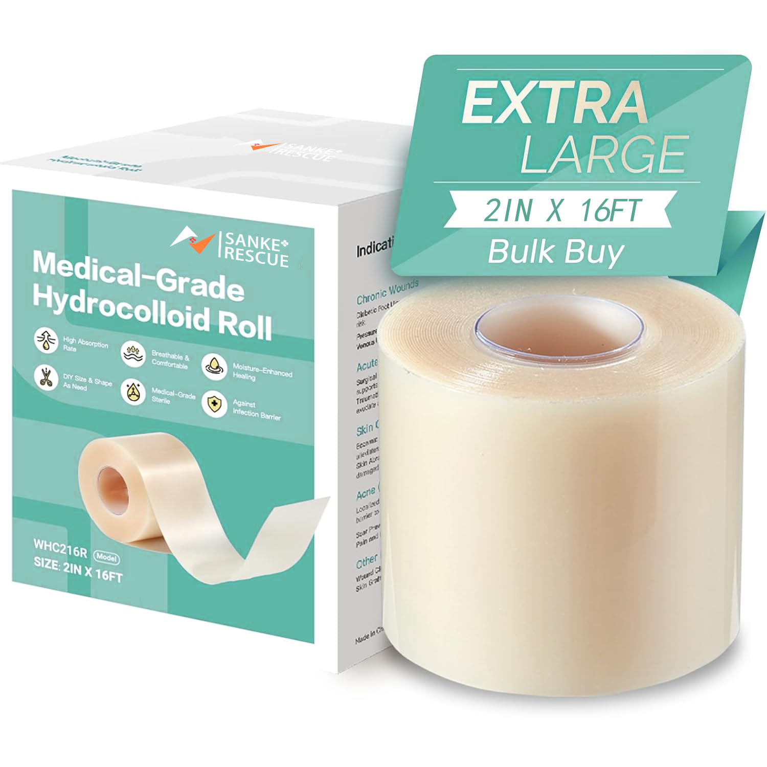AliExpress Cut-to-Size Hydrocolloid Wound Dressing Roll, view 2