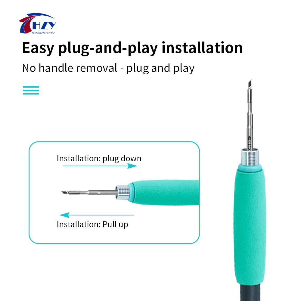 AliExpress HZY C210 Replacement Soldering Iron Tips, view 2