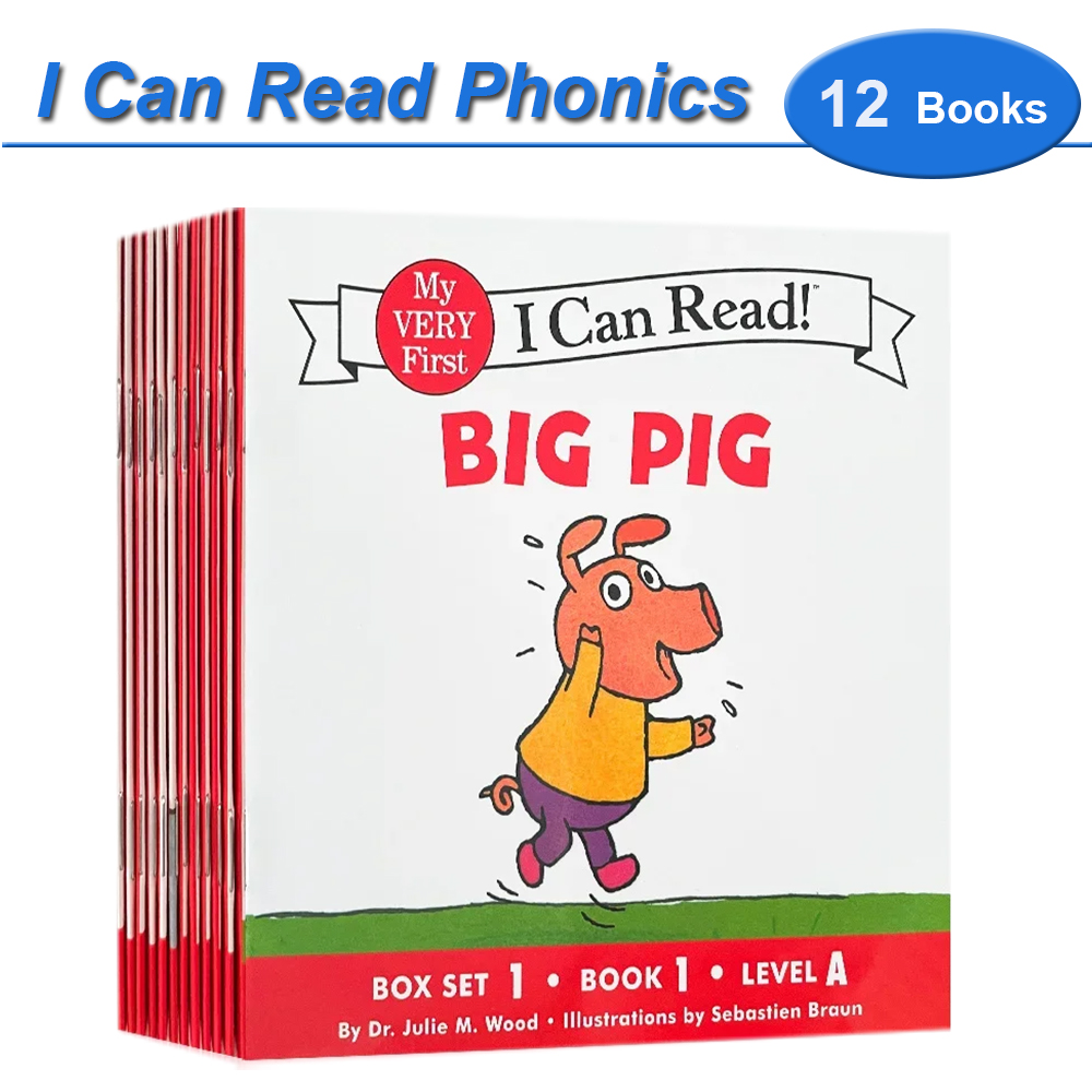 AliExpress I Can Read Phonics 12 Books/Set My Very First Picture Books English Story Pocket Book for Children Kids Baby Montessori Reading, view 6