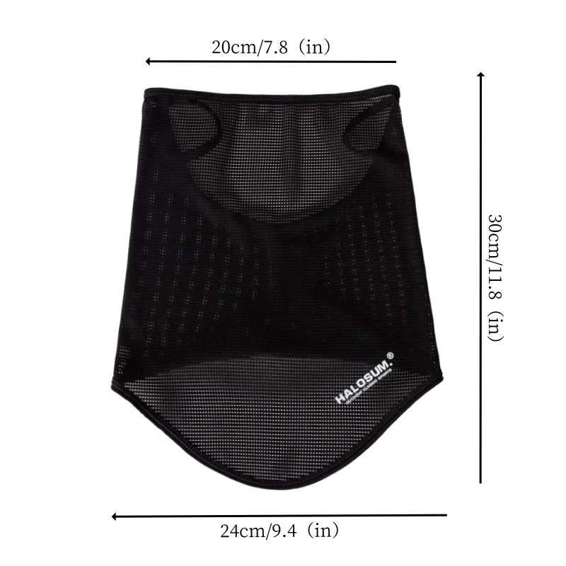 AliExpress Ice Silk Full Face Mask Balaclava Summer Sun Protection Breathable UV Resistant Windproof for Cycling Hiking Outdoor Activities, view 6