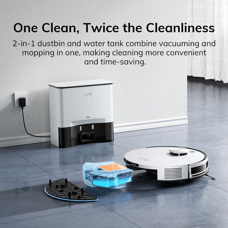 AliExpress ILIFE A30 PRO Self-Emptying Robot Vacuum and Mop, view 3