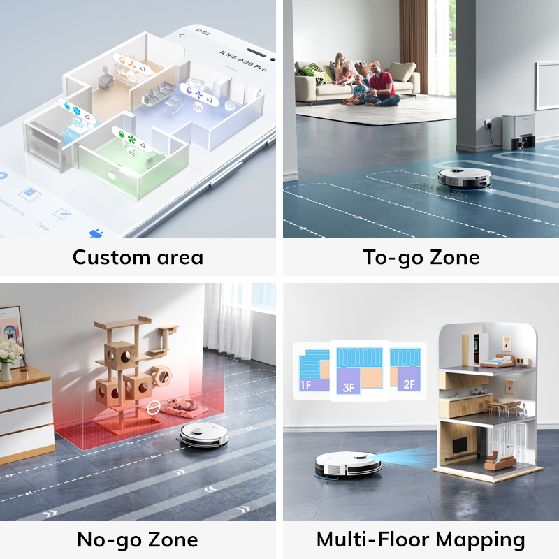 AliExpress ILIFE A30 PRO Self-Emptying Robot Vacuum and Mop, view 4