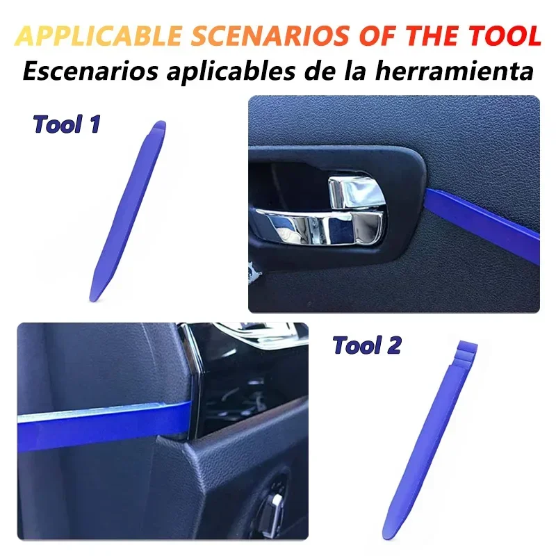 AliExpress iLMH Auto Dismantle Tools Kit Plastic Kit Car Door Clip Panel Trim Radio Dash Audio Removal Installer Pry Kit Conversion Repair, view 2