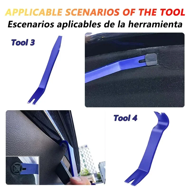 AliExpress iLMH Auto Dismantle Tools Kit Plastic Kit Car Door Clip Panel Trim Radio Dash Audio Removal Installer Pry Kit Conversion Repair, view 3