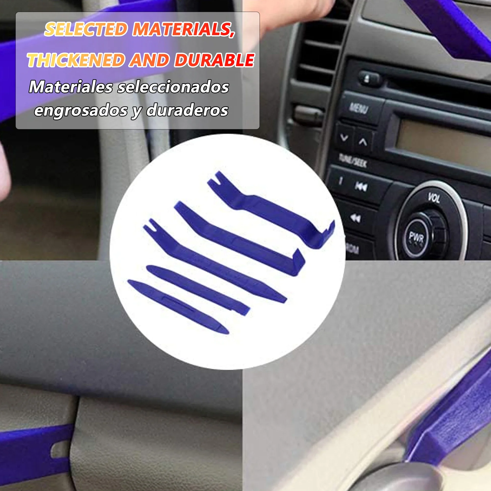AliExpress iLMH Auto Dismantle Tools Kit Plastic Kit Car Door Clip Panel Trim Radio Dash Audio Removal Installer Pry Kit Conversion Repair, view 5