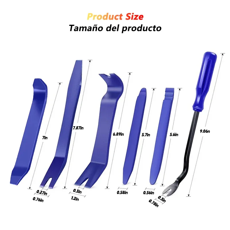 AliExpress iLMH Plastic Auto Trim Removal Tool Kit, view 6