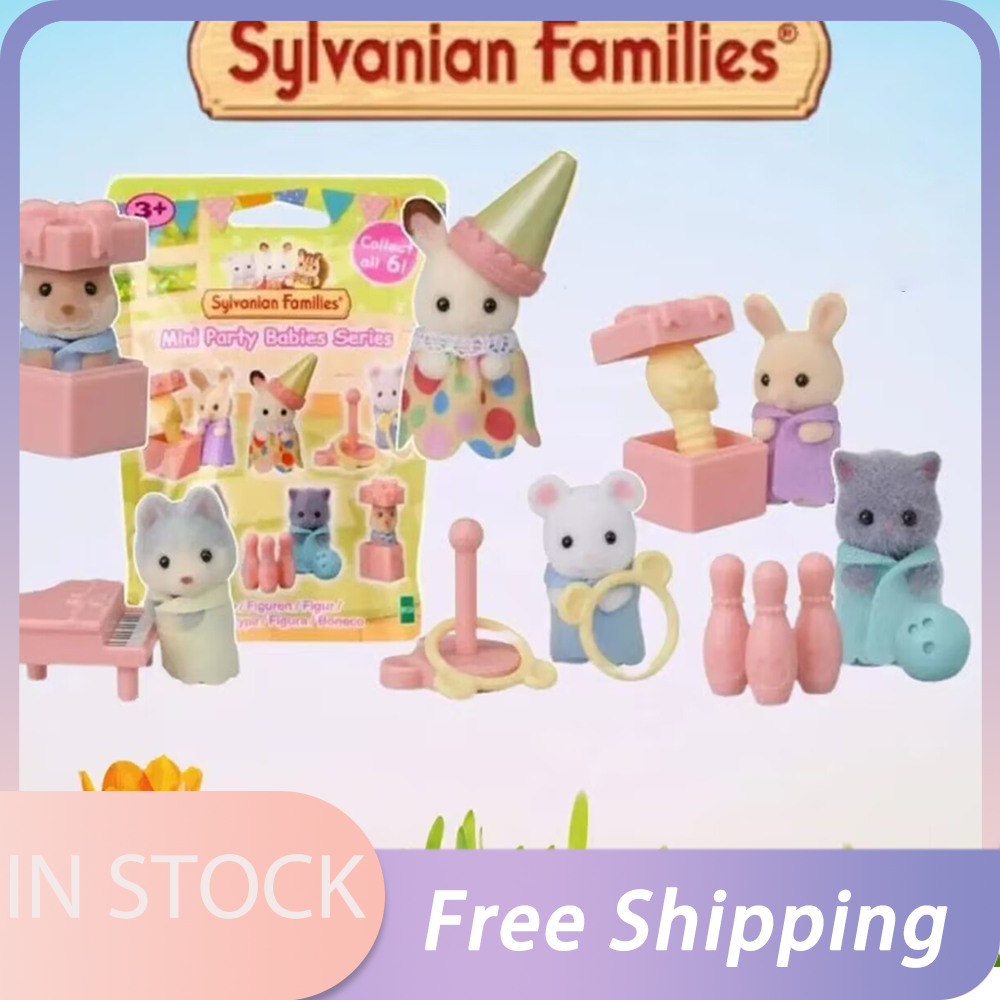 AliExpress in stock Sylvanian Families Toys Girl Toy Kitchens Mini Baby Party Blind Bags Dolls for Girls Miniature Food Children's Kitchen, view 2