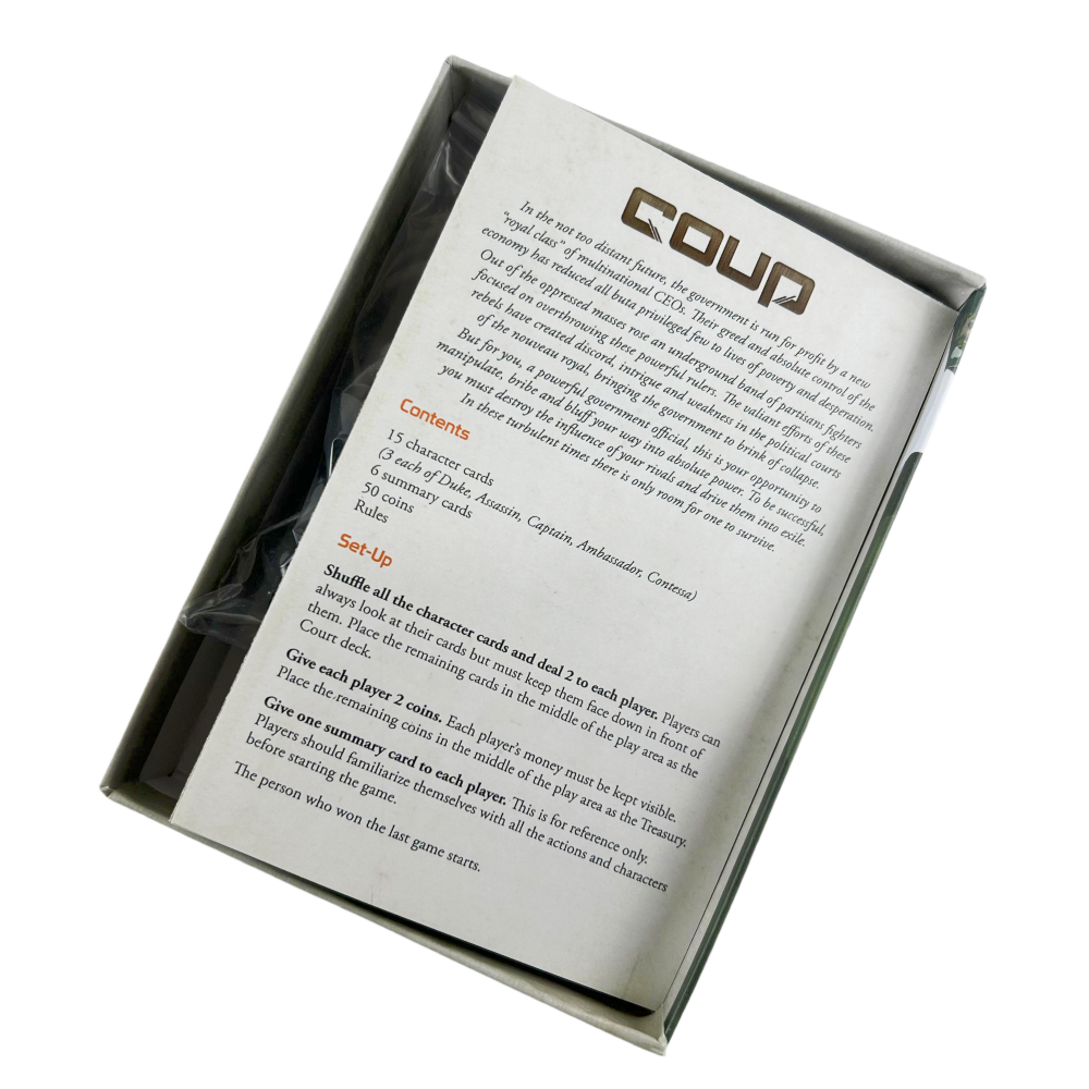 AliExpress Indie Boards and Cards | Coup | Card Game Coup Reformation 2nd Edition Expansion Card Game, view 3