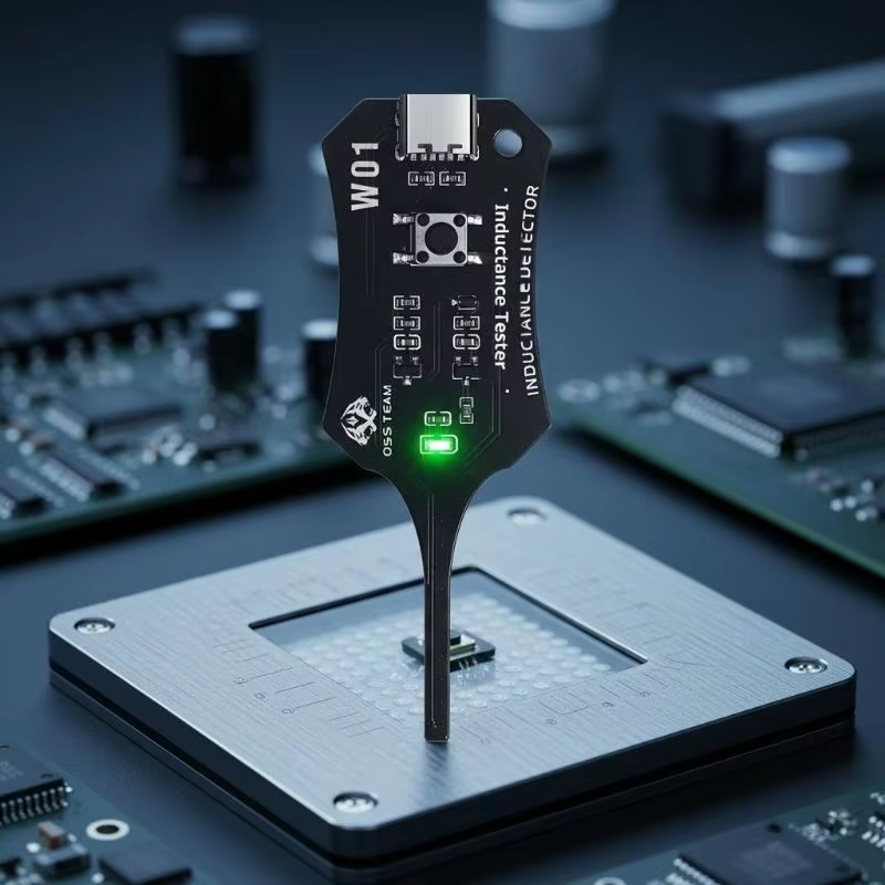 AliExpress Inductor Detector Tool Motherboard Coil Tester for Phone Motherboard Repair Electromagnetic Induction Quick Fault Check, view 3