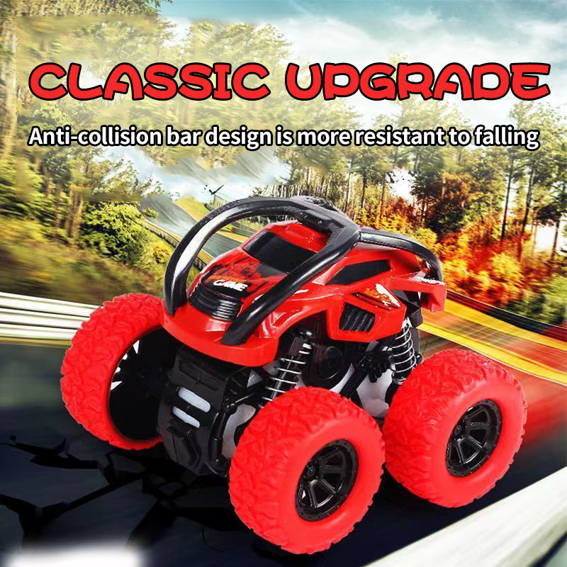 AliExpress Inertial Off-Road Vehicle Toy Super Fall Resistant Climbing Car Model Car Children's Four-Wheel Drive Toy 360 Degree Rotation