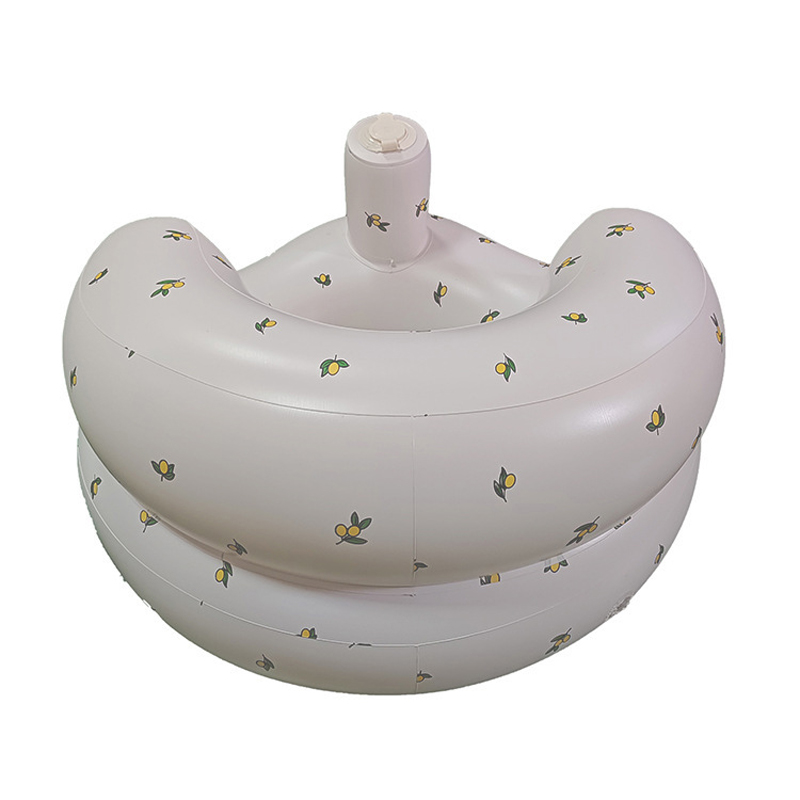 AliExpress Inflatable Baby Seat for Babies 3-36 Months,Built in Air Pump Children Baby Sofa,Bumbo Seat for Learning to Sit,Feeding,Camping, view 6