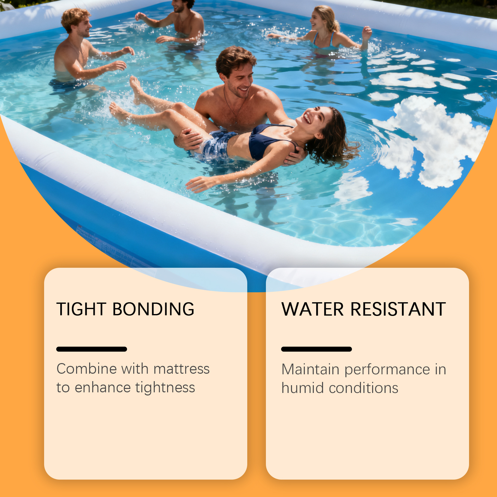AliExpress Inflatable Repair Kit Airbed Patch Glue Waterproof Sealant Pool Camping Bed Maintenance Strong Bond 60ml Vinyl Adhesive Seal Kit, view 4