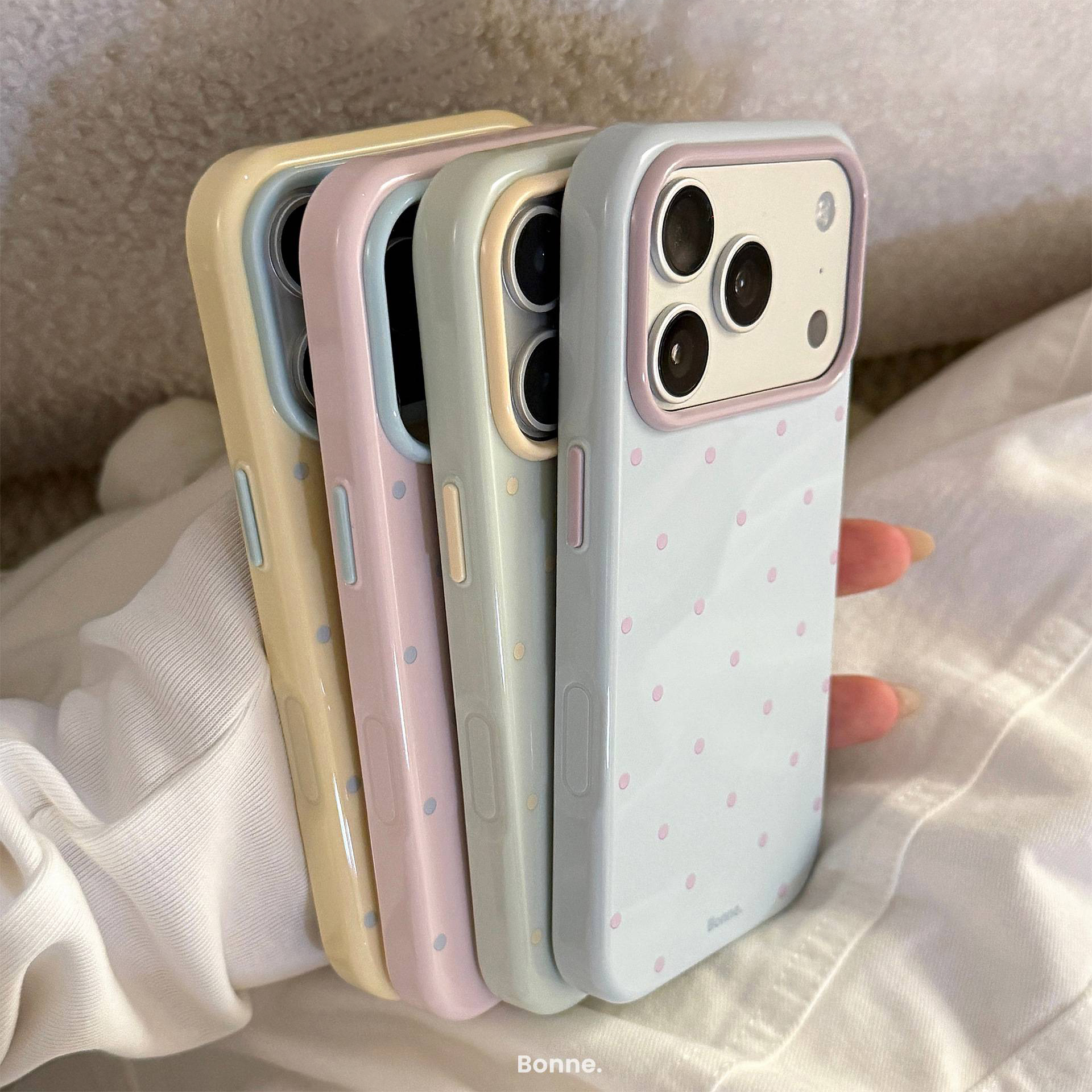 AliExpress Korean Polka Dot Soft TPU Case for iPhone, view 3
