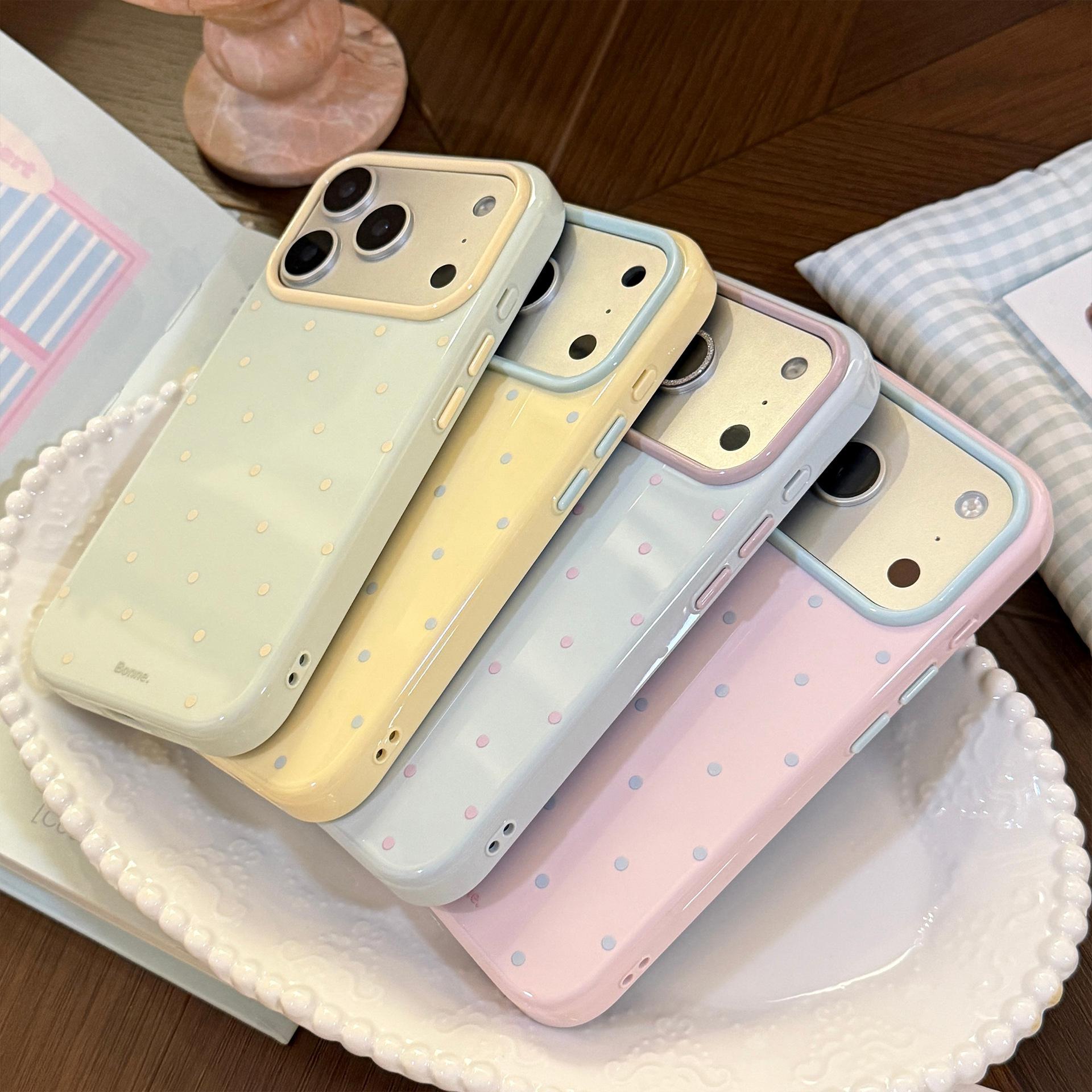 AliExpress Korean Polka Dot Soft TPU Case for iPhone, view 4
