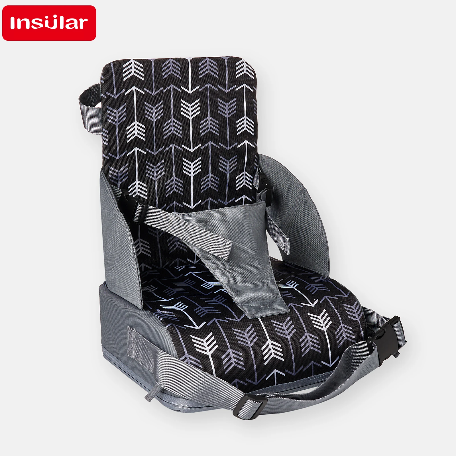 AliExpress INSULAR Portable Foldable Anti Slip Children's Seat High Cushion Baby Dining Chair High Cushion Children's Travel Supplies, view 6