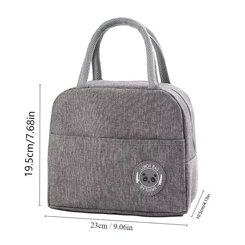 AliExpress Insulated Lunch Bag Insulation Bento Pack Aluminum Foil Rice Bag Meal Pack Ice Pack Student Bento Lunch Handbag Insulation, view 6