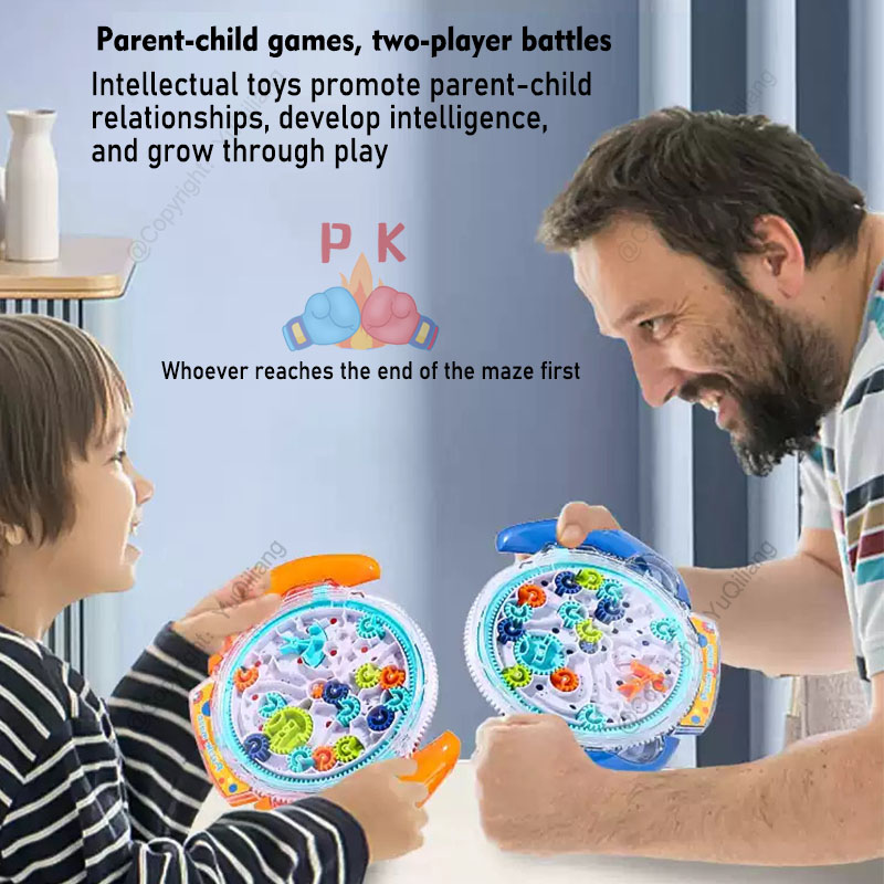 AliExpress Intellectual Escape Maze Challenge, Maze Disk Gear Track Ball, Logic Training, Attention Enhancement, Children's Game Controller Toy, Parent-Child Interactive Hand-Eye Coordination Educational Toy, Holiday Gift, view 3