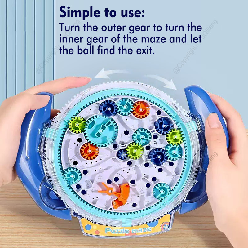 AliExpress Intellectual Escape Maze Challenge, Maze Disk Gear Track Ball, Logic Training, Attention Enhancement, Children's Game Controller Toy, Parent-Child Interactive Hand-Eye Coordination Educational Toy, Holiday Gift, view 4