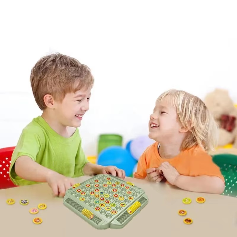 AliExpress Interactive Board Game Fruit Flip Chess Game Toys Matching Puzzle Board Cartoon Flip Chess Memory Game Kid Boys Girl Child Gifts, view 4