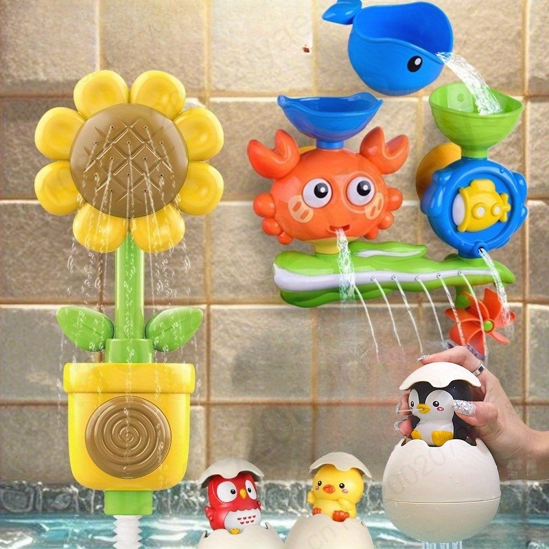 AliExpress Interactive Suction Cup Bath Toy Set for Youngsters，Ideal for Youngsters and Schoolers, Perfect Gift for Halloween, Christmas