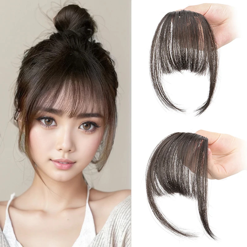 AliExpress Clip-In Synthetic Air Bangs Hairpiece