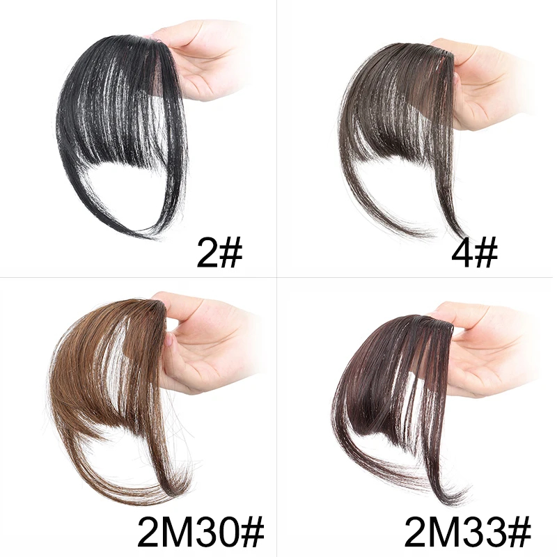 AliExpress Clip-In Synthetic Air Bangs Hairpiece, view 2