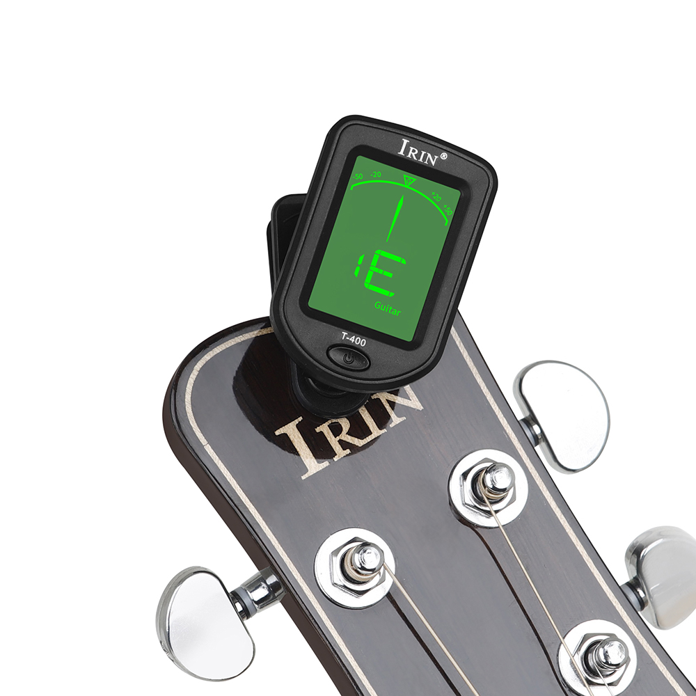 AliExpress IRIN T-400 Guitar Tuner Digital Clip-On Tone Tuner for Electric Ukulele Bass Violin Universal 360Degree Rotatable Sensitive, view 3