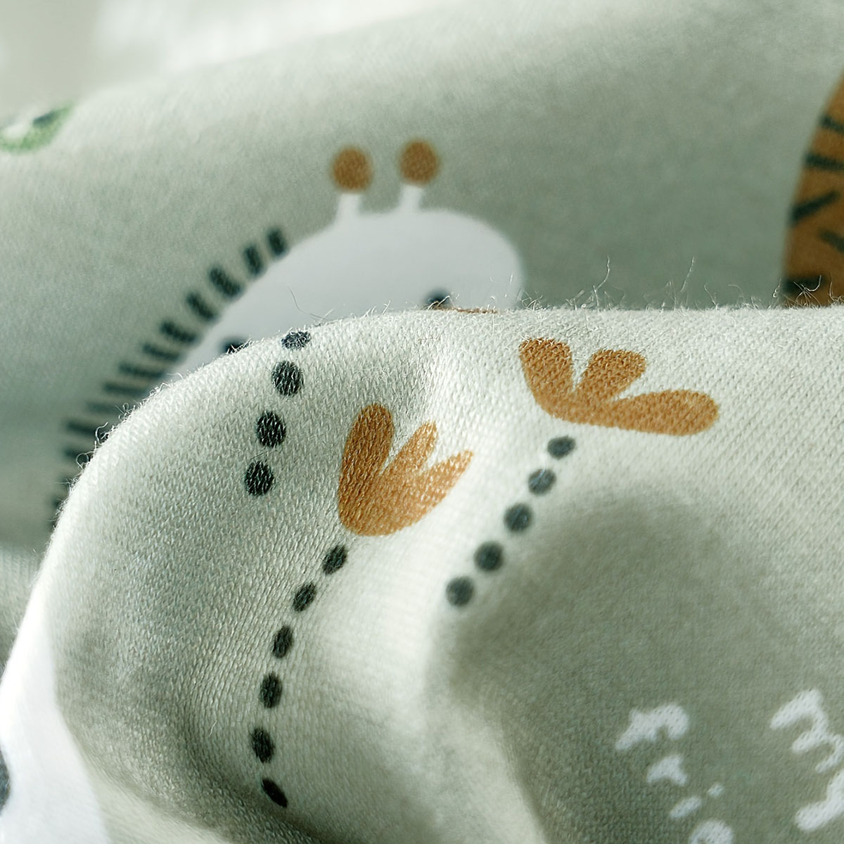 AliExpress IURNXB Adorable Infant Zoo Animal Print Romper for Boy Newborn Baby Faux Two-Piece Bodysuit with Short Sleeves Casual Play Wear, view 6
