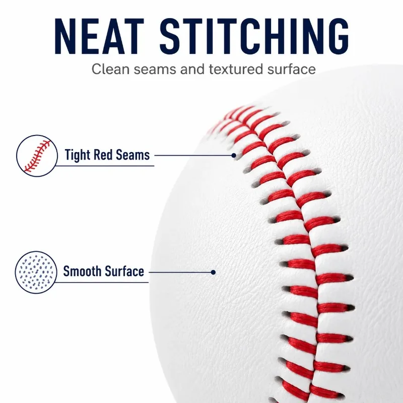 AliExpress J Durable & Safe Elastic PU Foam Baseball, Indoor & Outdoor Recreation, Lightweight Training Softball, Sports Fitness Equipment, view 3