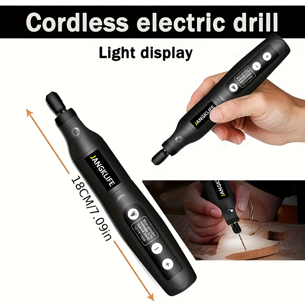 AliExpress JANGKLIFE USB Cordless Rotary Engraving Tool Kit, view 2