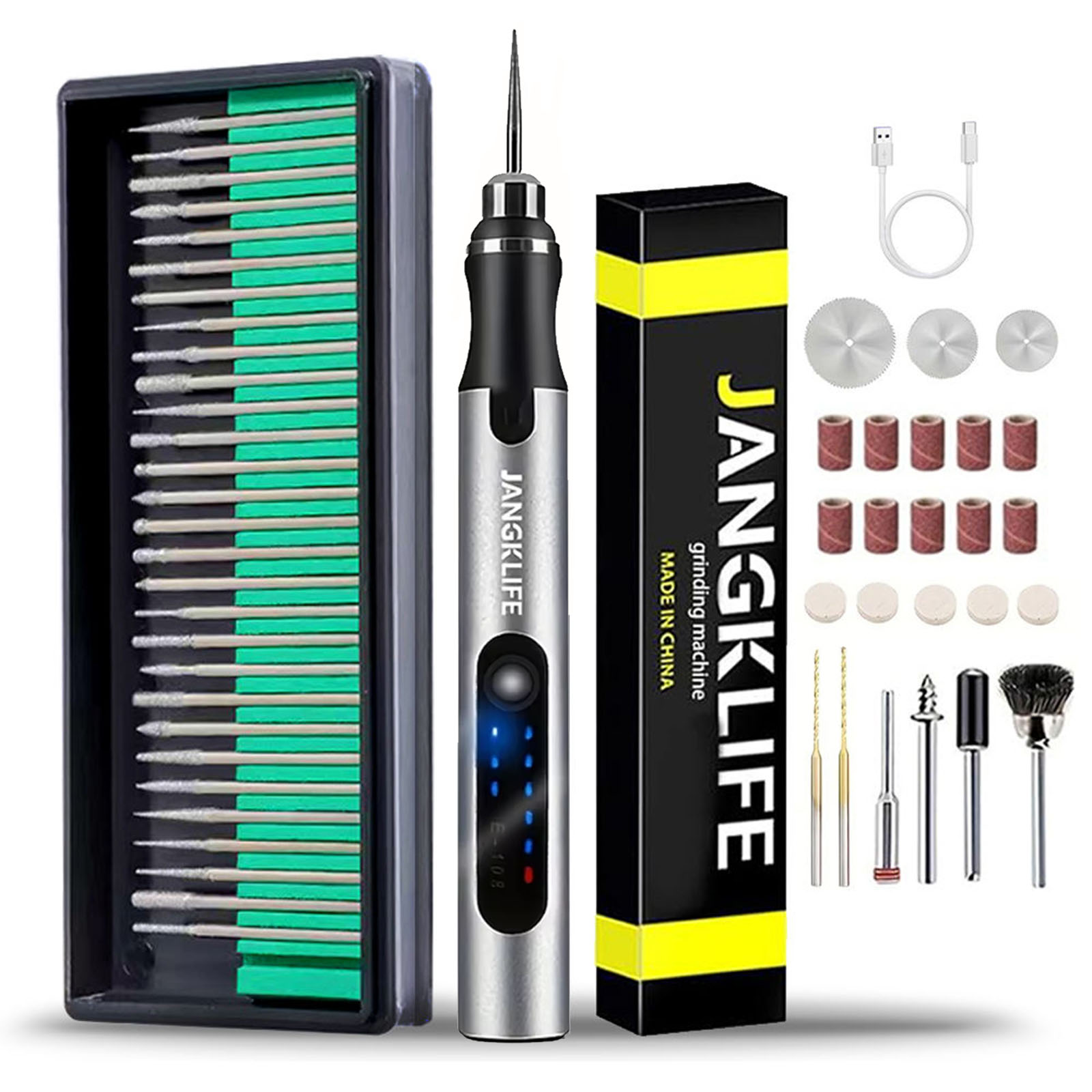 AliExpress JANGKLIFE Cordless USB Rotary Engraving Tool Kit