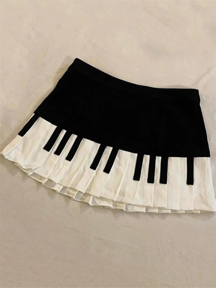 AliExpress Japanese Y2k Cute Ruffled Plaid Skirt Punk Rock Subculture Cake Skirts Japanese Preppy Style Casual New 2026 Women Skirts, view 5