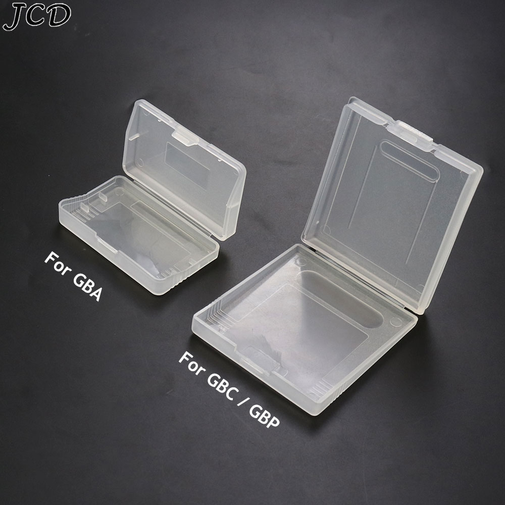 AliExpress JCD 10pcs Plastic Game Cartridge Card Case for GameBoy Color GBC GBA GBP Gaming Cards Anti-Dust Clear Protective Box, view 2