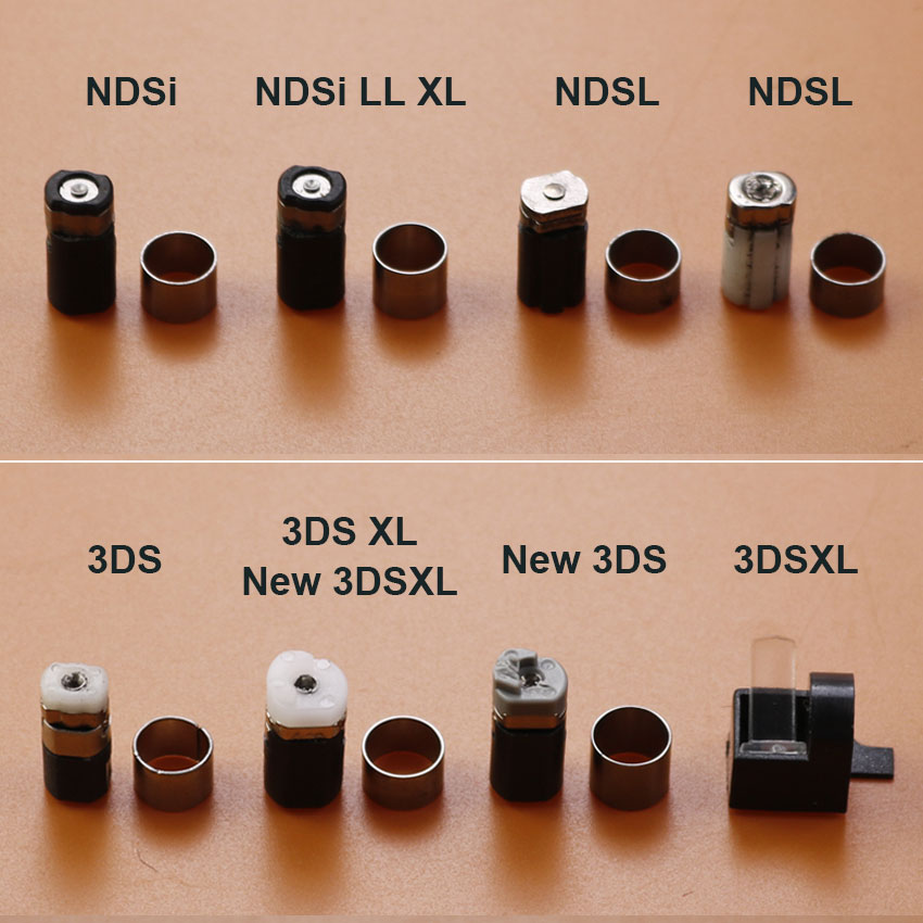 AliExpress JCD 1Set Hinge Axle Shell Repair Parts For NDS Lite NDSL NDSi LL XL GBA SP For 3DS New 3DS LL XL Replacement Rotating Shaft, view 2