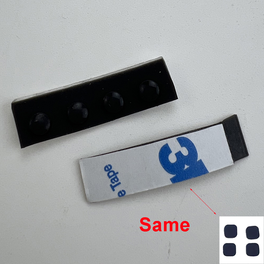 AliExpress JCD For New 3DS XL Console Front Back Screw Rubber Feet Cover Upper LCD Screen Screws Cover Rubber Replacement For New 3DS LL, view 5