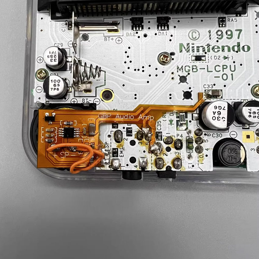 AliExpress JCD Low Power Digital Volume Amplifier Module For Gameboy Advance Color Pocket GBA GBC GBP Sound Amp, view 6