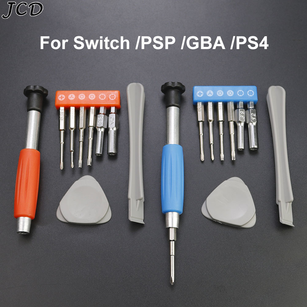 AliExpress JCD Screwdriver Set Disassembly Opening Tool Kit Repair Parts For Switch GBA SP New 3DS XL PSP NGC Game Console