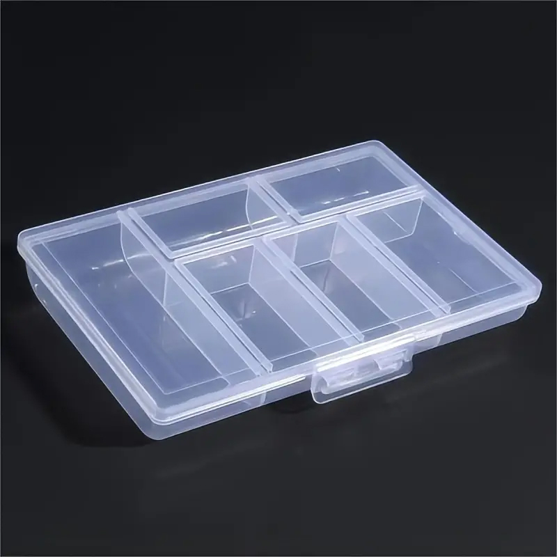 AliExpress Transparent Double-Buckle Jewelry Storage Box