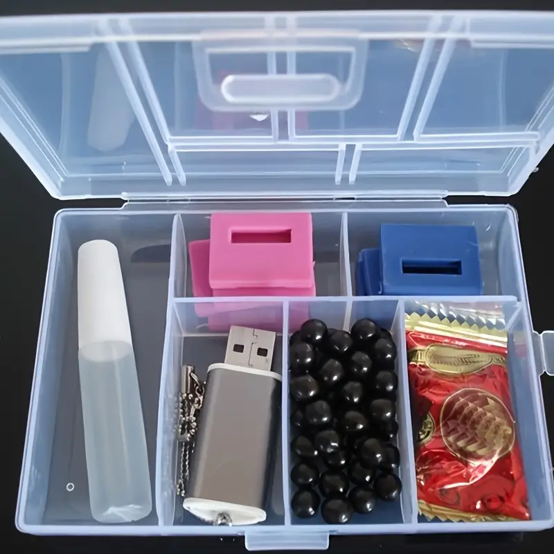 AliExpress Transparent Double-Buckle Jewelry Storage Box, view 4
