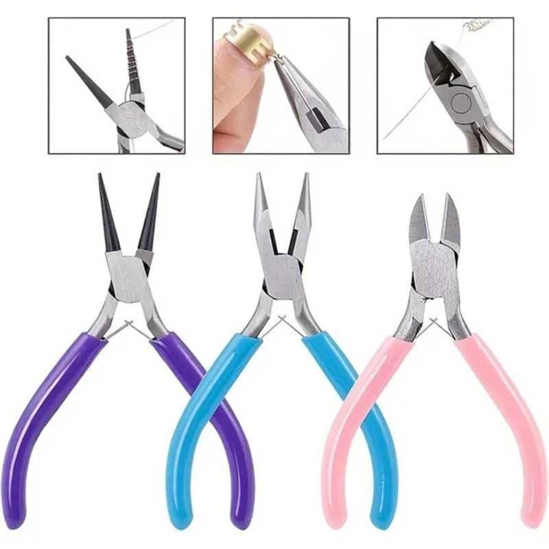 AliExpress 3-Piece Jewelry Pliers Set for DIY Crafts