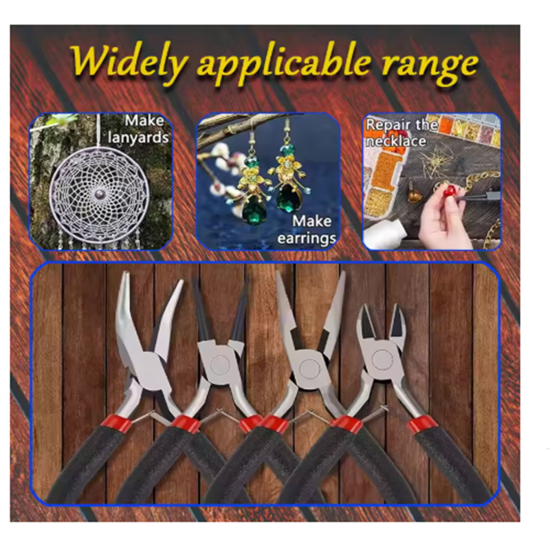 AliExpress 3-Piece Jewelry Pliers Set for DIY Crafts, view 6