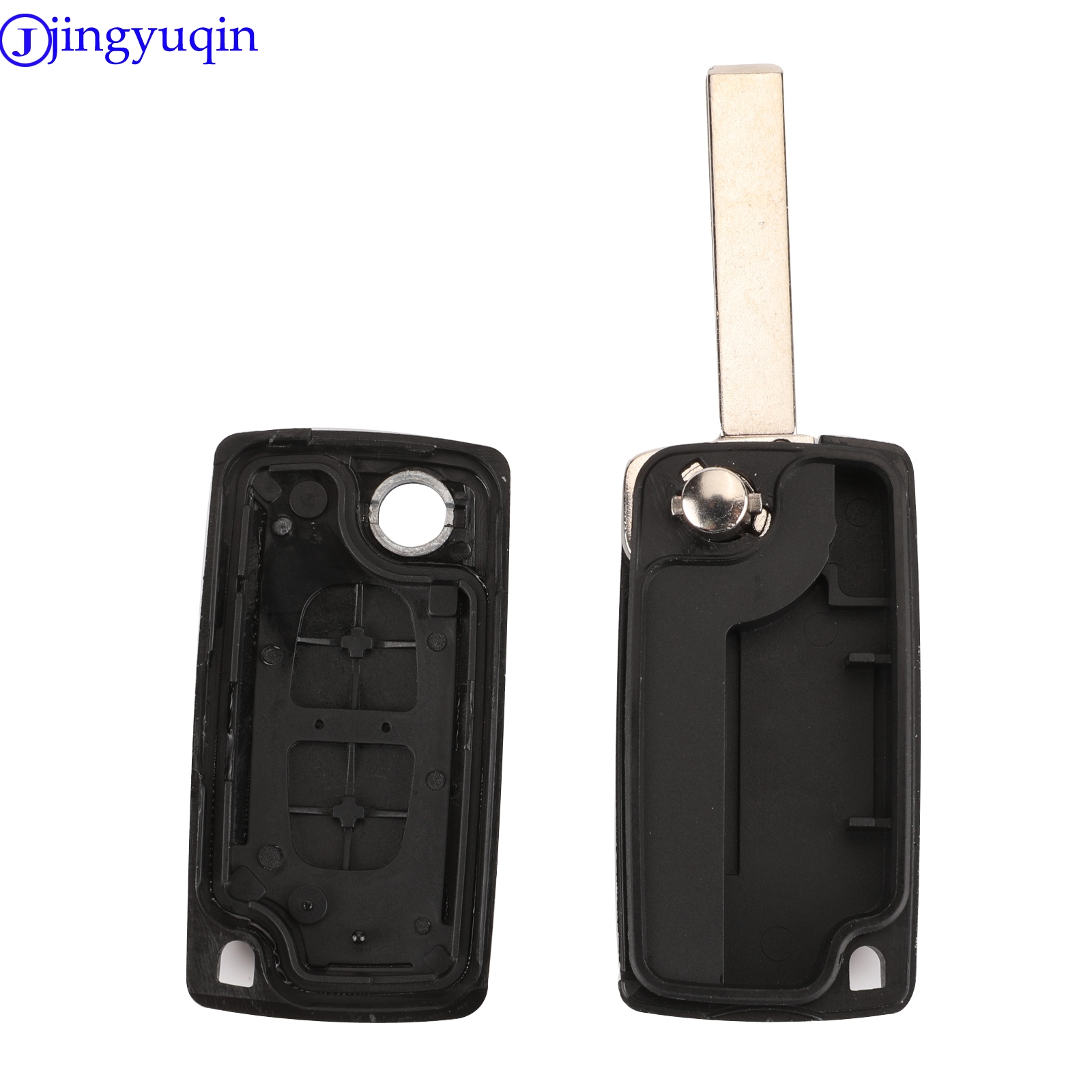 AliExpress jingyuqin X1 X5 Remote Car Key Case Shell For Peugeot 307 407 308 607 For Citroen C2 C3 C4 C5 C6 C8 XSARA PICA C523/536 HU83/VA2, view 6