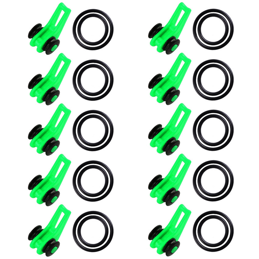 AliExpress JOOYOO Silicone Fishing Hook Keeper Rings (10-Pack), view 2