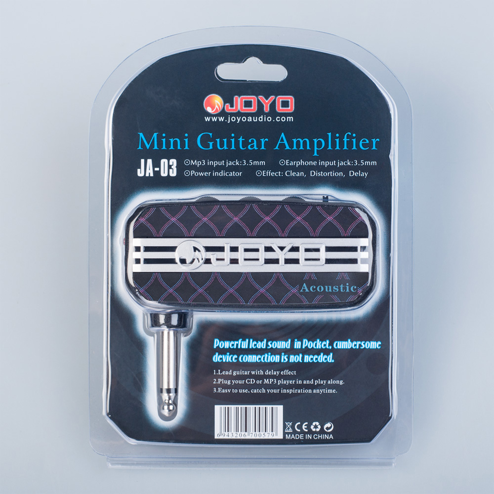 AliExpress JOYO JA-03 Portable Bass Guitar Amplifier 6 Sound Effects Plug and Play Mini Amplifier Headphone Amp for Guitar Practice, view 6