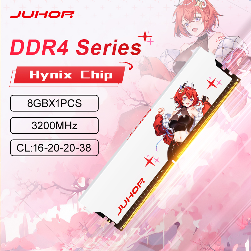 AliExpress JUHOR DDR4 8GB 3200MHz CL16 High Performance Desktop Memory
