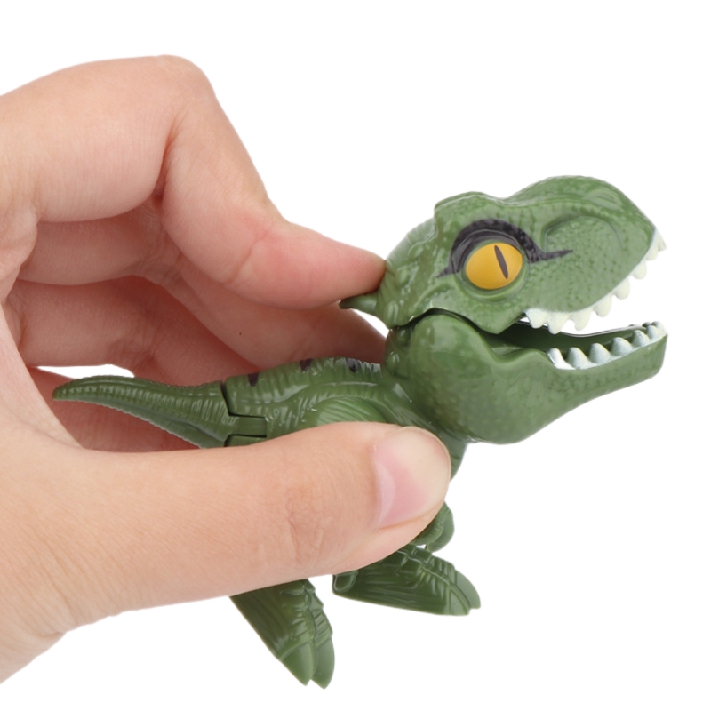 AliExpress Jurassic Finger Dinosaur Triceratops Tyrannosaurus Model Toys for Kids Creative Finger Biting Dinosaurs Interactive Toy Boy Gift, view 4
