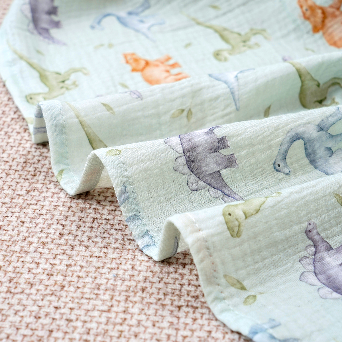 AliExpress Kangobaby #My Soft Life# 100% Cotton Baby Muslin Blanket Infant Bath Towel Size 80x80cm, view 6