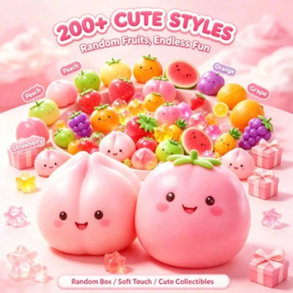 AliExpress Kawaii Food Squishy Fidget Toy Blind Box Slow Rising Squeeze Stress Relief Toy Cute Mini Desktop Decor Birthday Holiday Gift Random Style