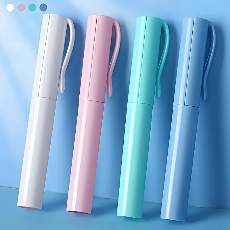 AliExpress Kawaii Multifunction Folding Scissors Creative Pen Shape Scissors DIY Portable Paper-Cutting Art Tool School Office Supplies, view 3